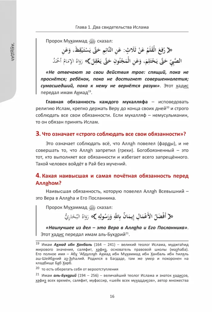 Питання та відповіді з роз’ясненням книги «Мухтасар». Багджат ан-Назар