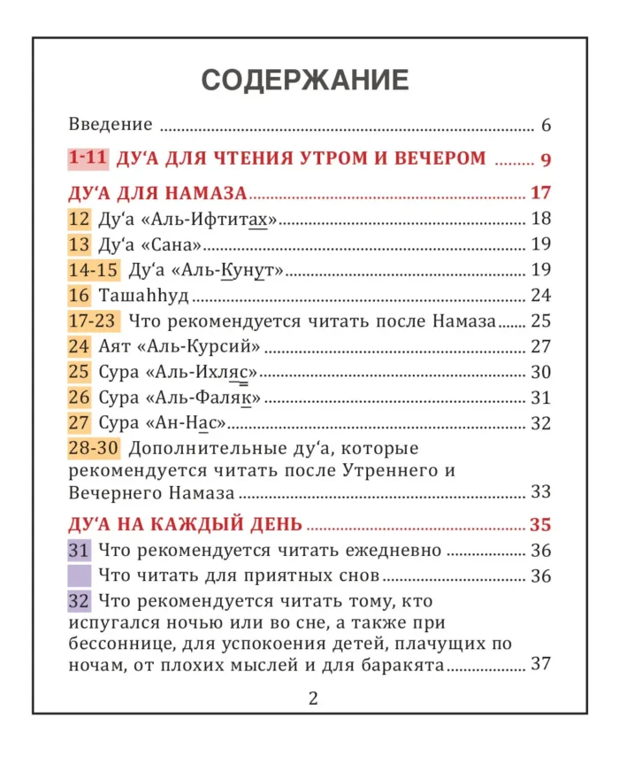 Ду'а та Зікри на кожен день