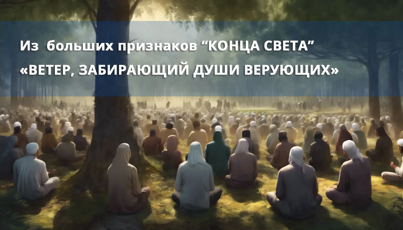 З великих ознак “КІНЦЯ СВІТУ” - «Вітер, що забирає душі віруючих»